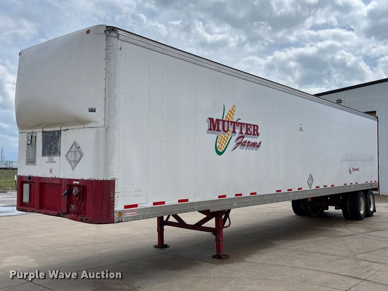 1989 Fruehauf FB91.5-F2-48LP dry van trailer - FB3351