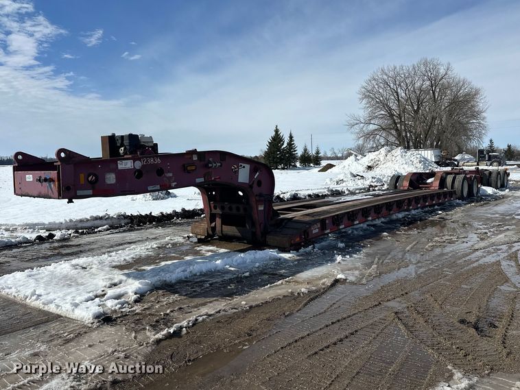 2004 Fontaine lowboy equipment trailer - FK0051
