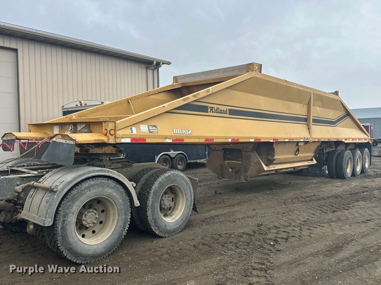 1998 Midland Mfg Ltd MG43Clam bottom dump trailer - FK0057