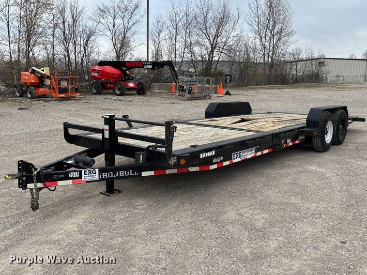2021 Norstar Iron Bull tilt deck equipment trailer - EJ7808