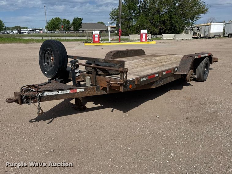 1993 Fannin Fabrication Company equipment trailer - ET1973