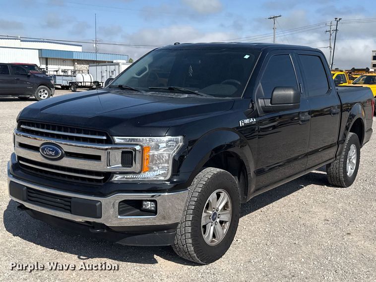 2018 Ford F150 Crew Cab pickup truck - ET6075