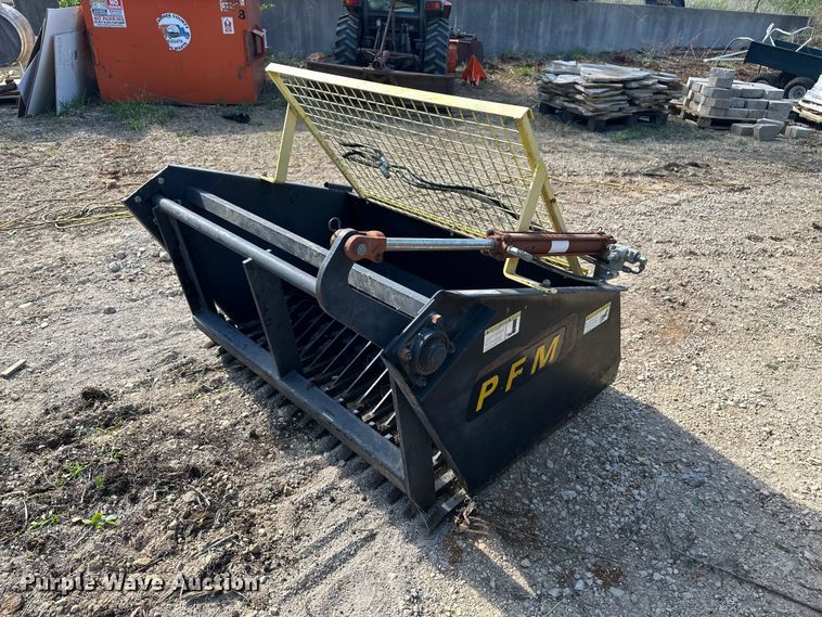 Precision Farm Machinery skid steer rock picker - EW2002