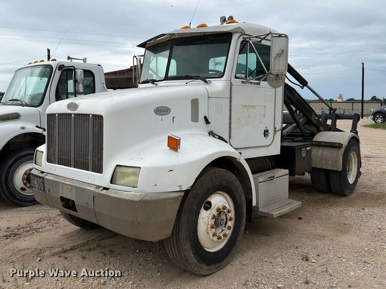 1997 Peterbilt 330 dumpster carrier truck - FB8119