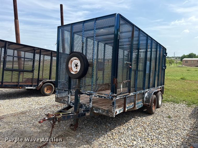 Shop built refuse trailer - NK9207