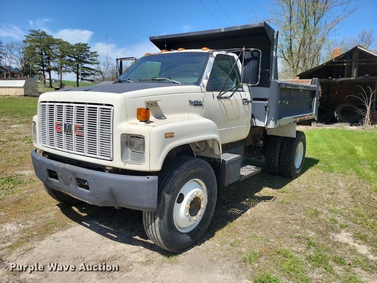1991 GMC Topkick dump truck - DZ7063