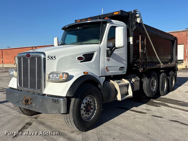 2019 Peterbilt 567 dump truck - EA4821
