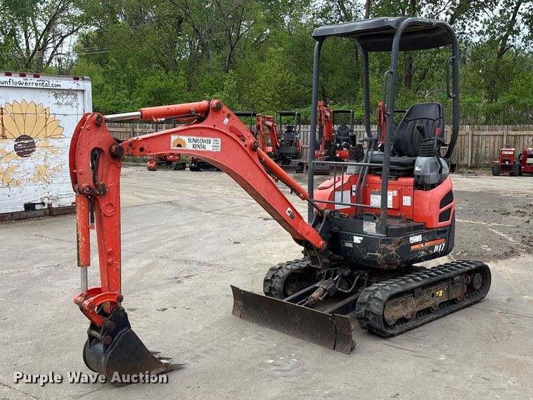 2015 Kubota U17 mini excavator - EA4833