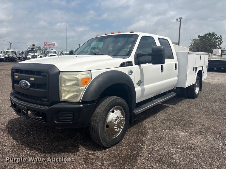 2011 Ford F550 Super Duty Crew Cab utility / service truck - EQ1458