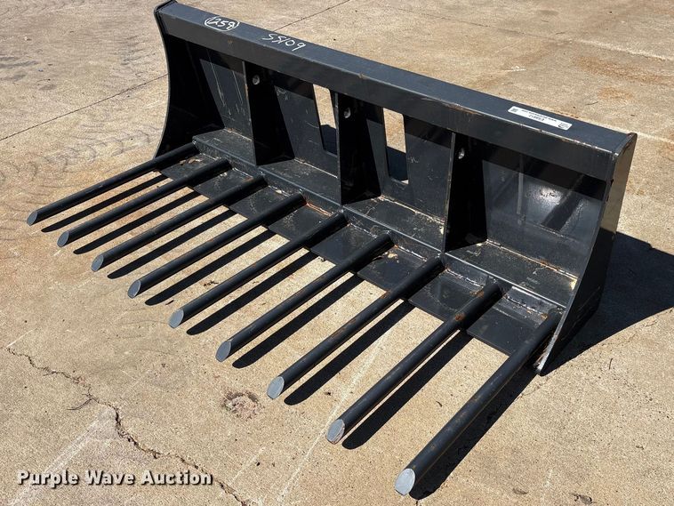 2025 Wolverine MF-13-63W skid steer root rake - ES8812