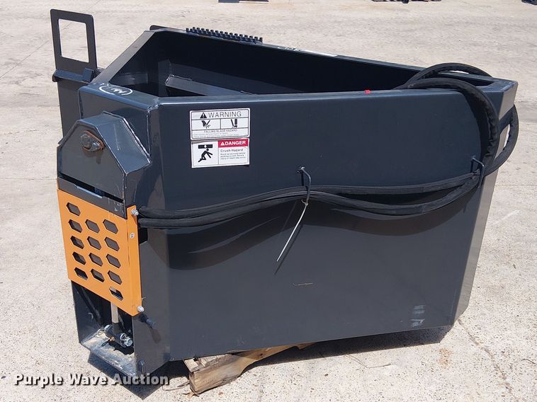 2025 Wolverine CCT-11-148W skid steer concrete chute bucket - ES8829