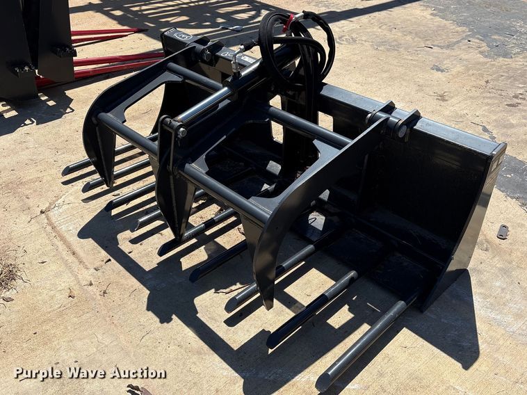 2025 Wolverine MFG-13-63W skid steer root grapple bucket - ES8846