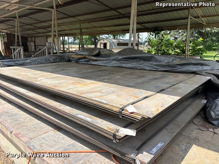 (10) 5' x 10' metal sheets - ES8946