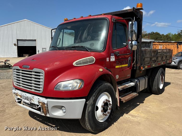 2012 Freightliner M2 Business Class dump flatbed truck - EU0502