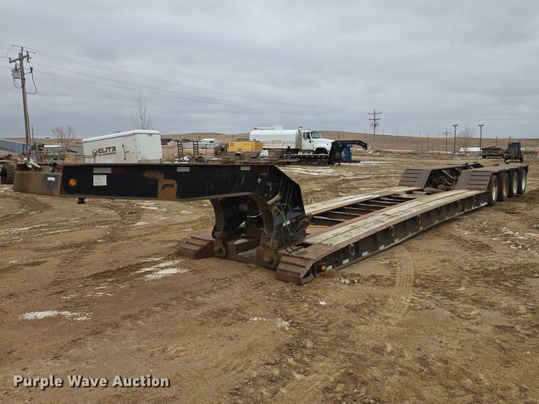2012 Pitts lowboy equipment trailer - EV5810