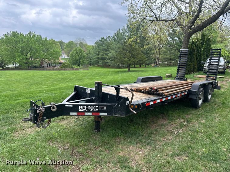 2023 Behnke CNCT2324E-S equipment trailer - EW2032