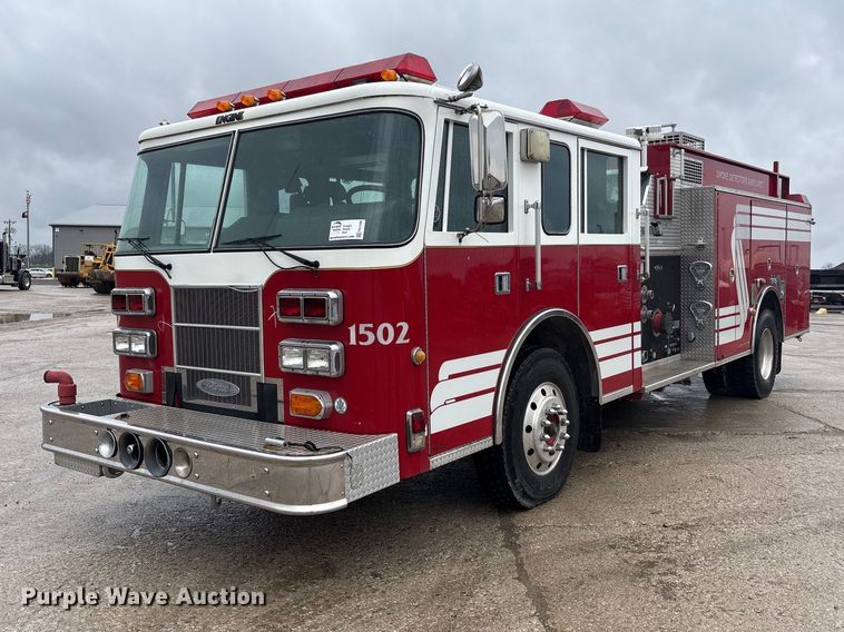 1995 Pierce pumper fire truck - FK1398