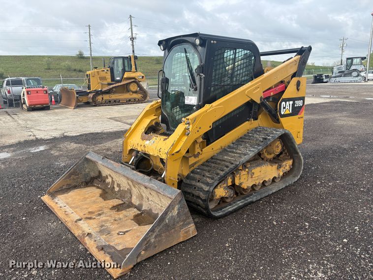 2019 Caterpillar 289D tracked skid steer loader - FK1404