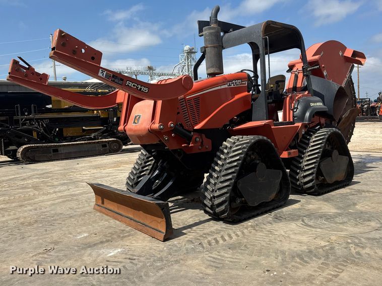 2012 Ditch Witch RT115 Quad rock saw - MX9147