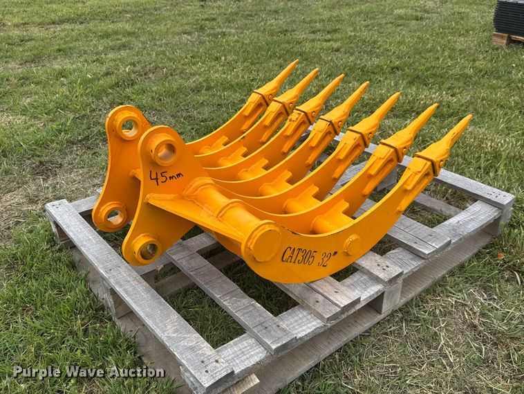 mini excavator rake attachment  - MX9234