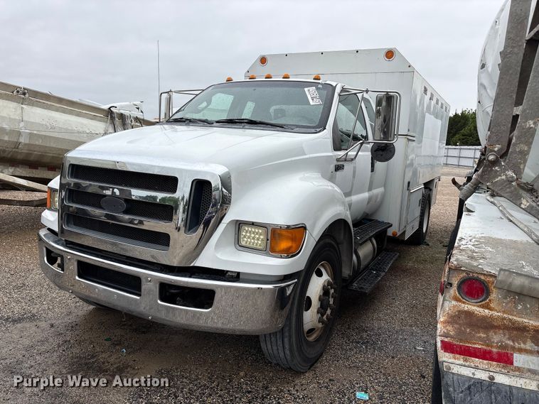Ford F750 Super Duty Construction Dump Truck For Sale | Purple