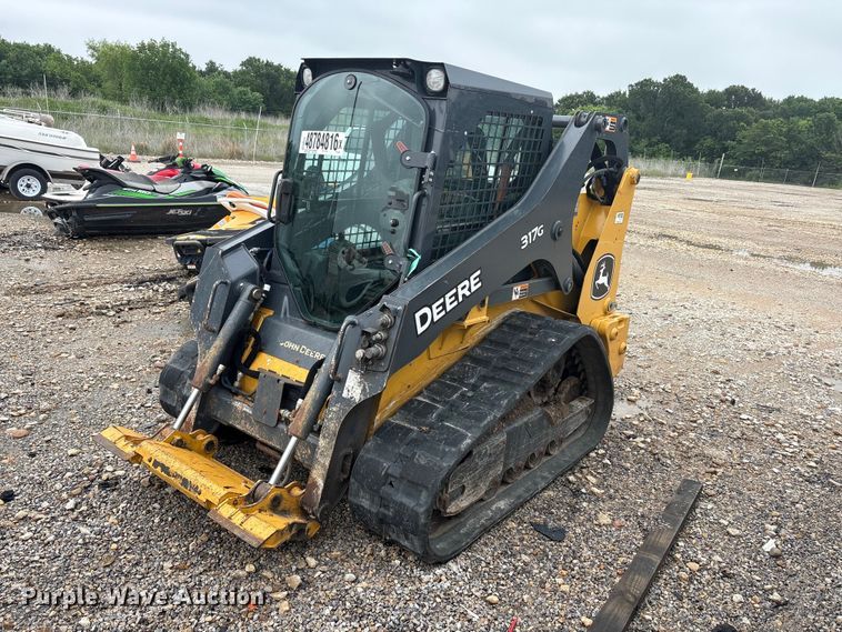 2020 John Deere 317G tracked skid steer loader - YA3323