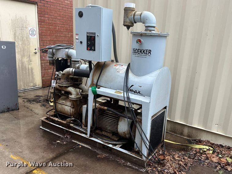 2007 Dekker VMX00553KA1-00 vacuum pump - EA4848