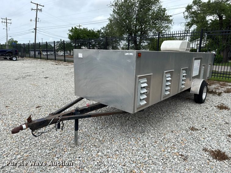 Shop built dog box trailer - ET6003