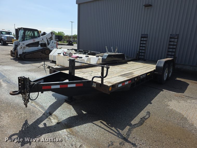 2017 Eagle 7X20LTA80-16000 equipment trailer - EV2068