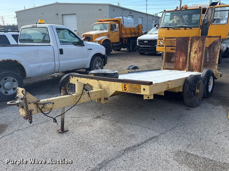 Reid Trailer 11- -12 equipment trailer - FK1308