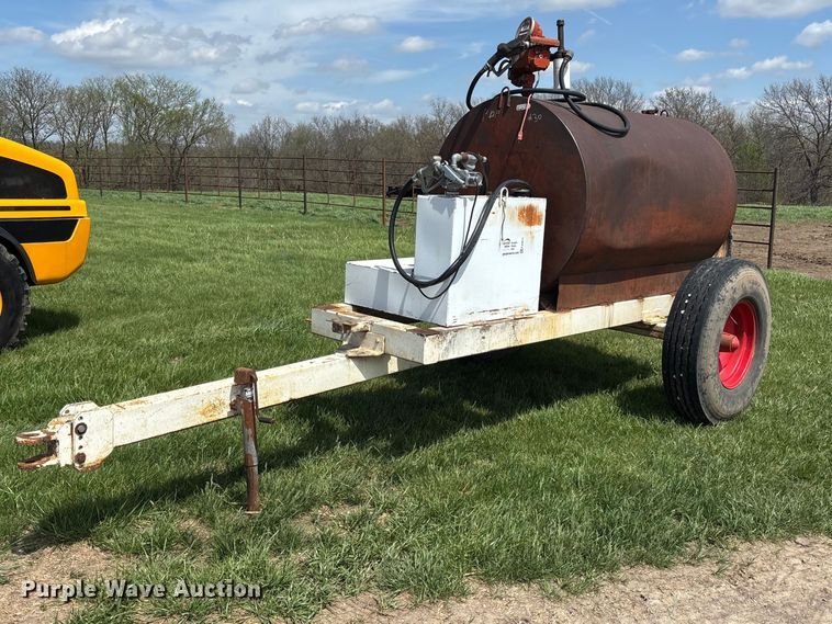 Shop built fuel tank trailer - EA4812