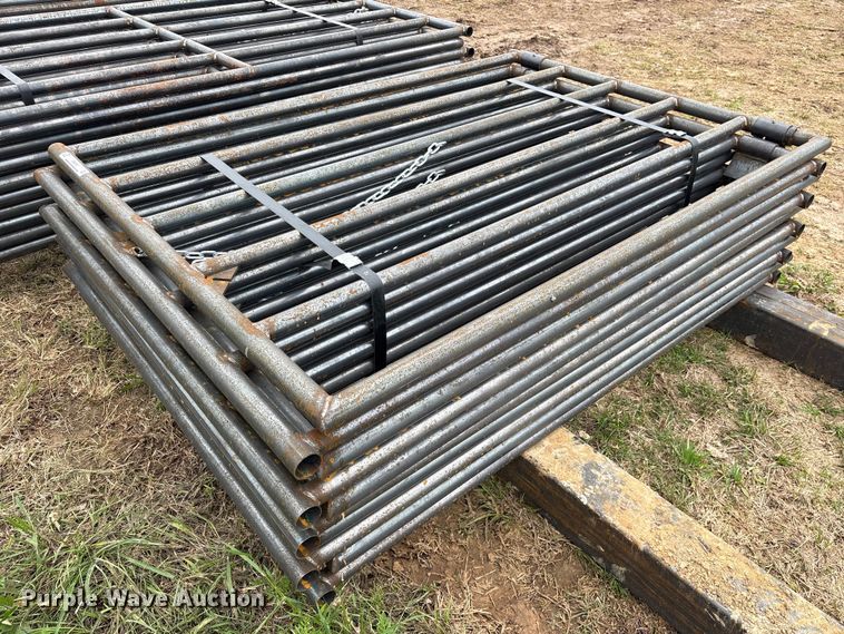 (10) 6 Bar livestock gates - ES8947