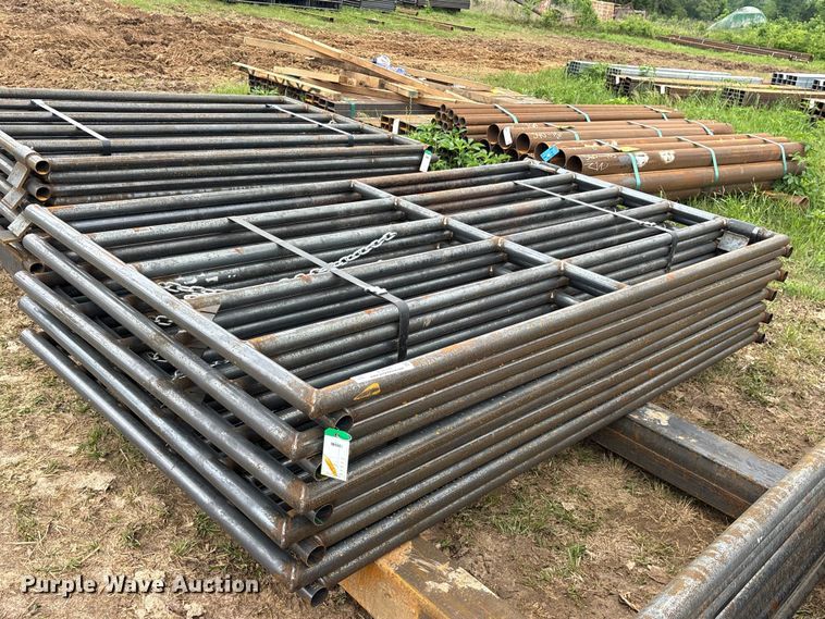 (10) 6 Bar livestock gates - ES8948