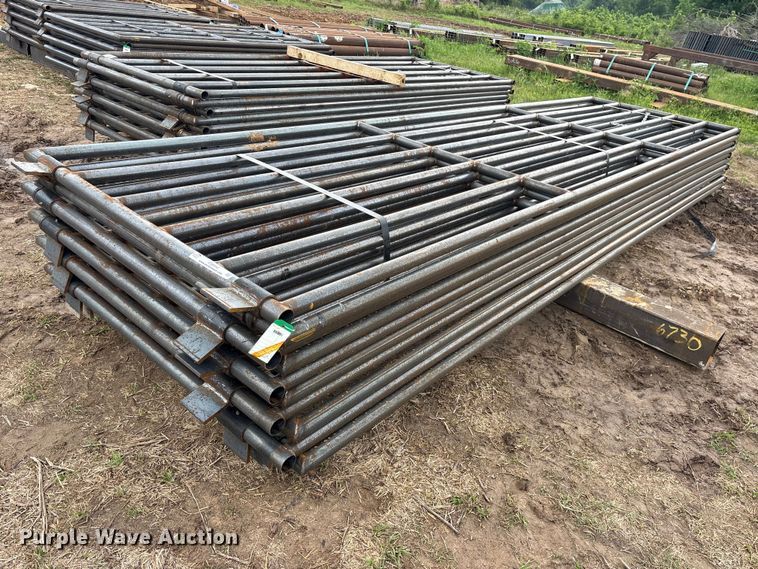 (10) 6 Bar livestock gates - ES8950
