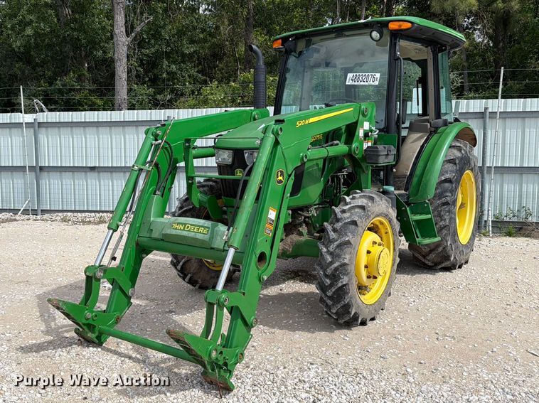 2021 John Deere 5075E MFWD tractor - YA3321