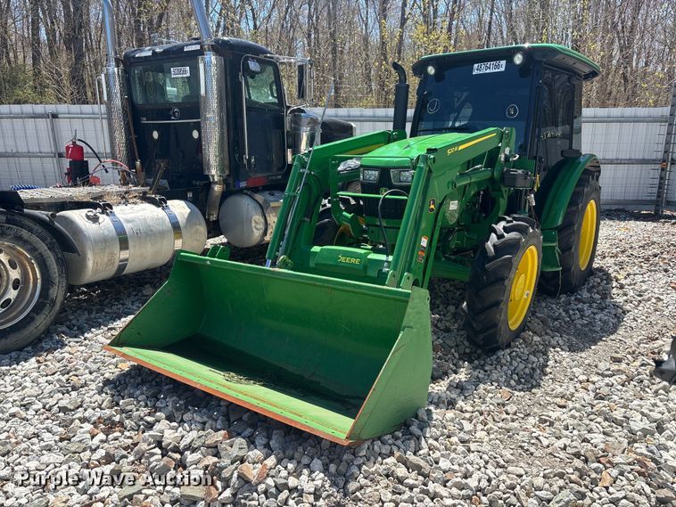 2023 John Deere 5075E MFWD tractor - YA3376