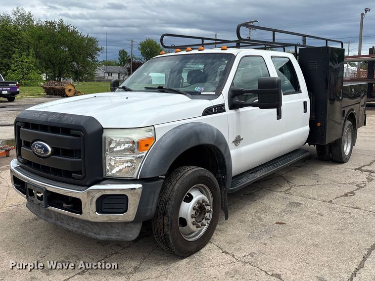 2011 Ford F550 Super Duty Crew Cab utility / service truck - EM0095
