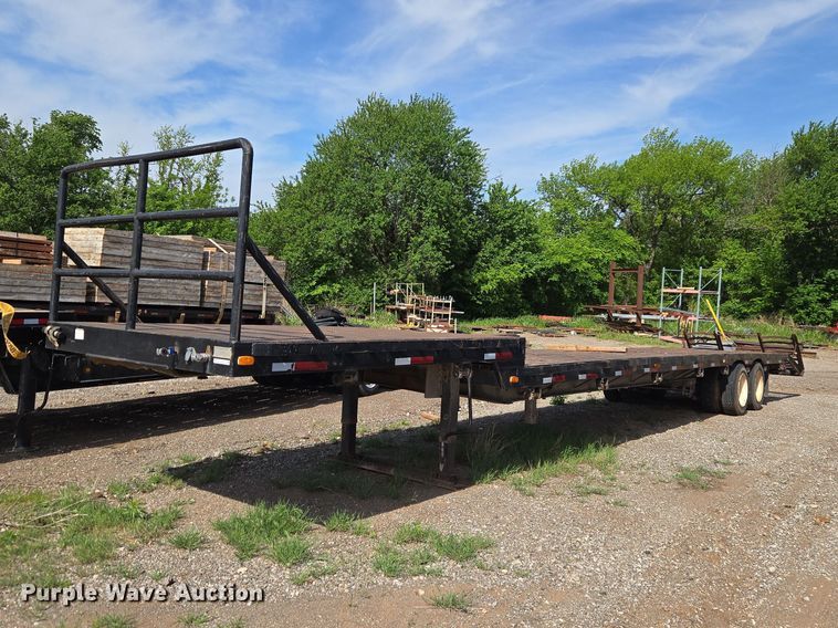 1979 Shop built, Custombuilt SD46TA drop deck equipment trailer - ET5065