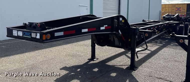 2018 CIMC SZJ9347TJZ54 container trailer - EU8549