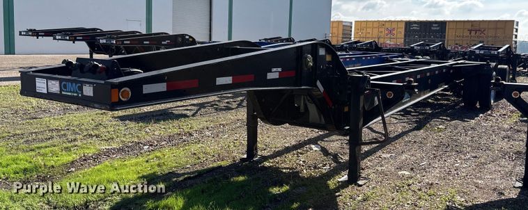 2018 CIMC SZJ9347TJZ54 container trailer - EU8553