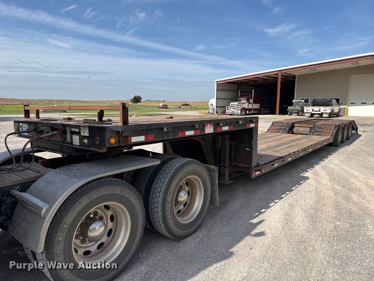 2011 Neville Built drop deck equipment trailer - EW4492