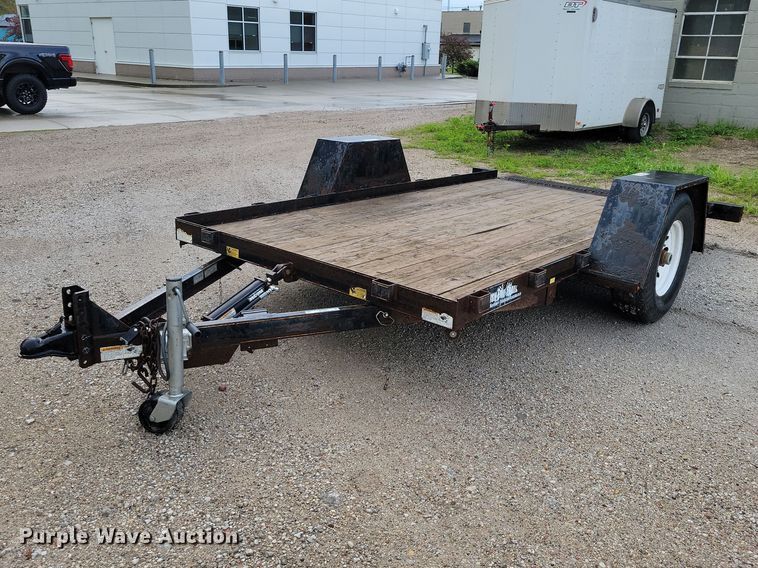 2014 Red Oak Mfg tilt deck equipment trailer - DZ7086