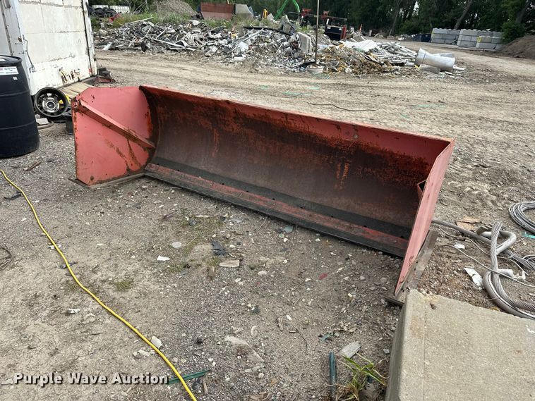 Skid steer snow pusher - EA4878