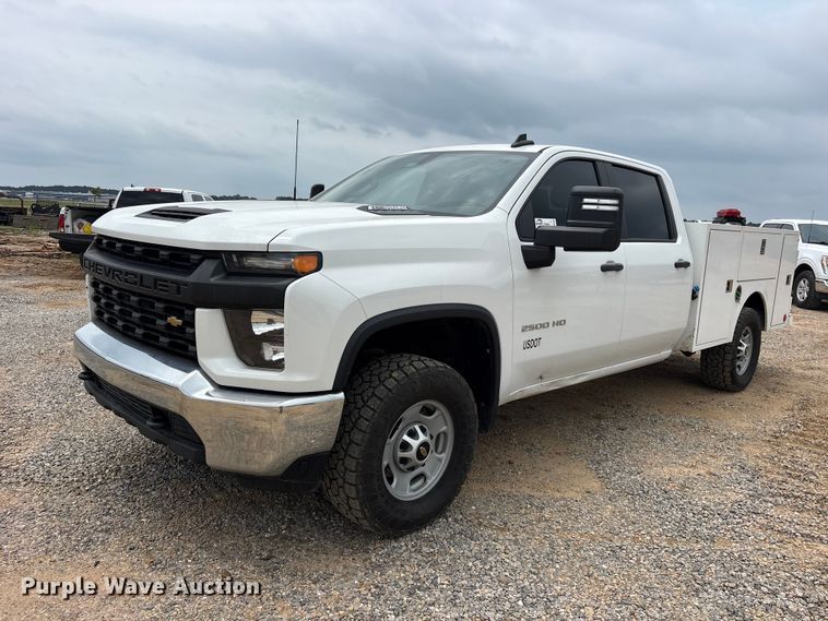 2021 Chevrolet Silverado 2500HD Crew Cab utility bed pickup truck - ED5243