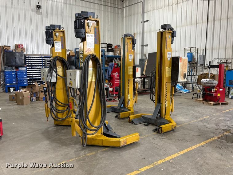 1994 Sefac 1200M65 four post automotive lift - EI5837