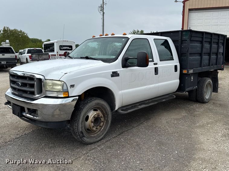 2004 Ford F550 Super Duty Crew Cab dump truck - ER0494
