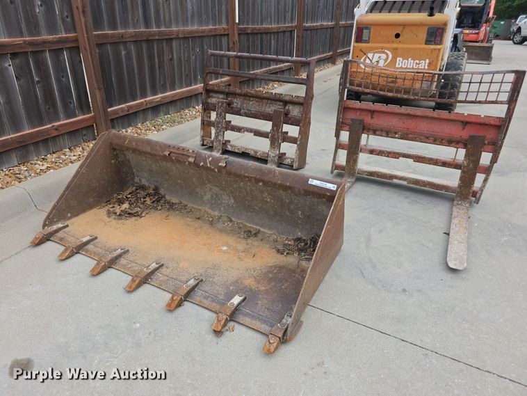 (3) skid steer attachments - EV2133