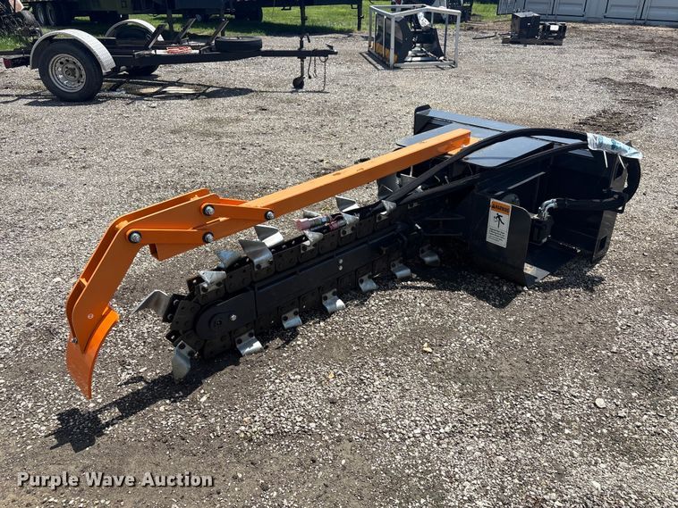 2025 Wolverine TCR-12-48H skid steer trencher - EV2959