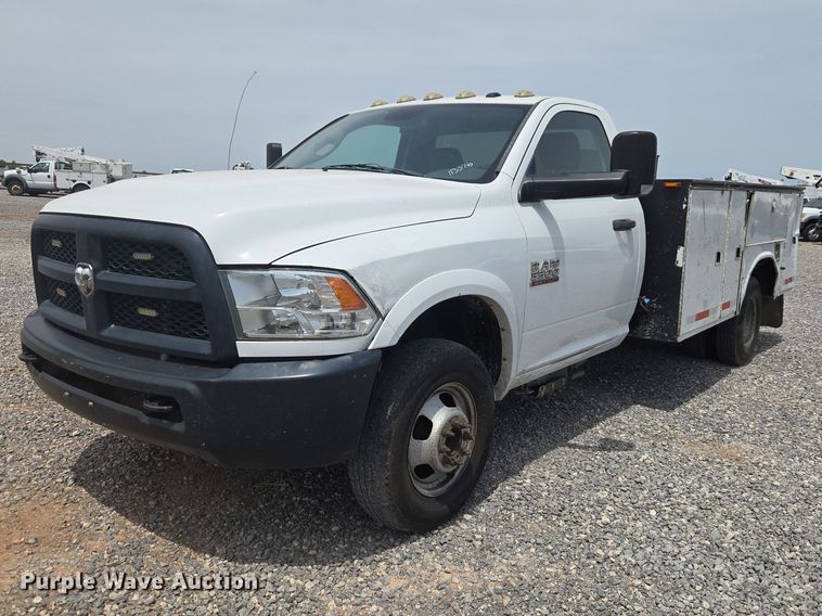 2014 RAM 3500 utility bed pickup truck - EW0083
