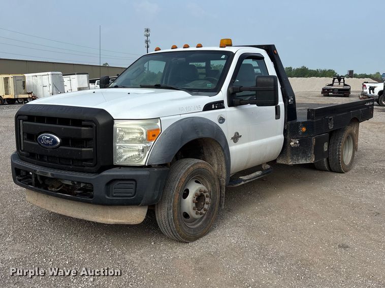 2011 Ford F450 Super Duty XL flatbed truck - FG0319